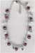 Garnet Beaded Anklet - click here for large view