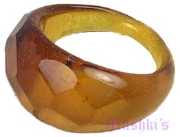 Topaz Glass Ring - click here for large view