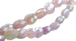 Chalcedony Oval Faceted - click here for large view