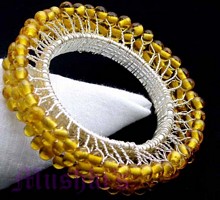Beaded Napkin Ring - click here for large view