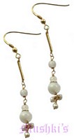 Semi precious silver earring - click here for large view