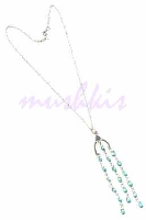Aqua Stone Necklace - click here for large view