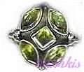 Peridot  Stone Ring - click here for large view