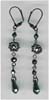 Hematite Beaded Hanging Earring - click here for large view