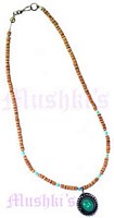 Beaded Pendant Necklace - click here for large view