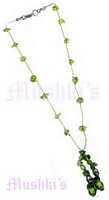 Peridot Beaded Necklace - click here for large view