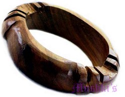 wooden bangle - click here for large view