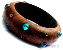 Wooden Bangle - click here for large view
