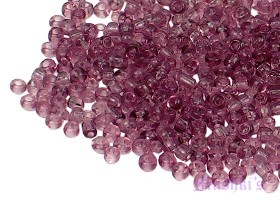Light amethyst Plain Transparent Indian glass seed bead - click here for large view