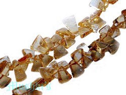 Citrine topaz Triangle - click here for large view