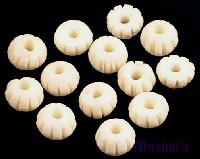 Indian Bone Beads - click here for large view