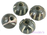 Indian Bone Beads - click here for large view
