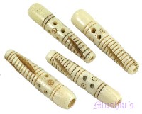 Indian Bone Beads - click here for large view
