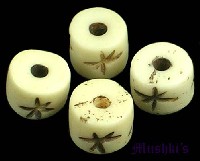 Indian Bone Beads - click here for large view