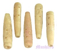 Indian Bone Beads - click here for large view