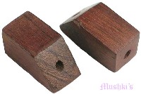 Indian wood bead - click here for large view