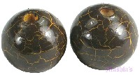 Indian wood bead - click here for large view