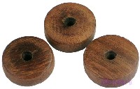 Indian wood bead - click here for large view