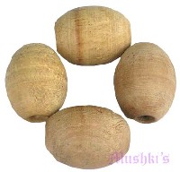 Indian wood bead - click here for large view