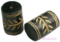 Indian wood bead - click here for large view