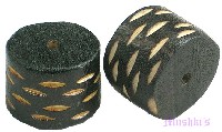 Indian wood bead - click here for large view
