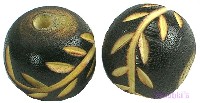 Indian wood bead - click here for large view