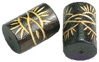 Indian wood bead - click here for large view
