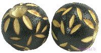 Indian wood bead - click here for large view