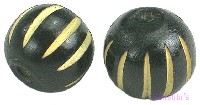 Indian wood bead - click here for large view