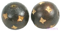 Indian wood bead - click here for large view