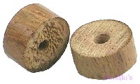 Indian wood bead - click here for large view