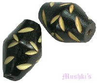 Indian wood bead - click here for large view