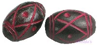 Indian wood bead - click here for large view