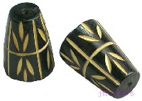 Indian wood bead - click here for large view