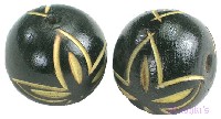 Indian wood bead - click here for large view