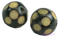 Indian wood bead - click here for large view