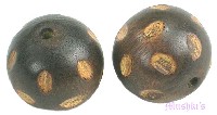 Indian wood bead - click here for large view