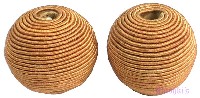 Indian wood bead - click here for large view