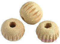 Indian wood bead - click here for large view