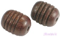 Indian wood bead - click here for large view