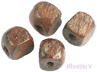 Indian wood bead - click here for large view