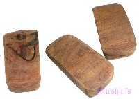 Indian wood bead - click here for large view