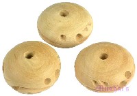 Indian wood bead - click here for large view