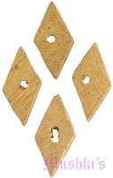 Indian wood bead - click here for large view