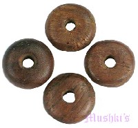 Indian wood bead - click here for large view