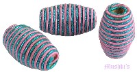 Indian wood bead - click here for large view