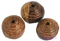 Indian wood bead - click here for large view