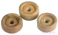 Indian wood bead - click here for large view