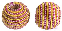 Indian wood bead - click here for large view