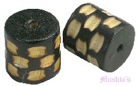 Indian wood bead - click here for large view